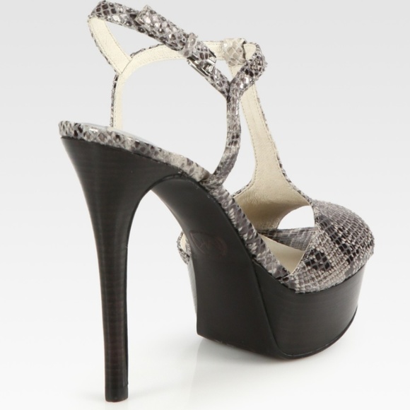 MICHAEL Michael Kors Felicia Python-Embossed Leath - Picture 2 of 6